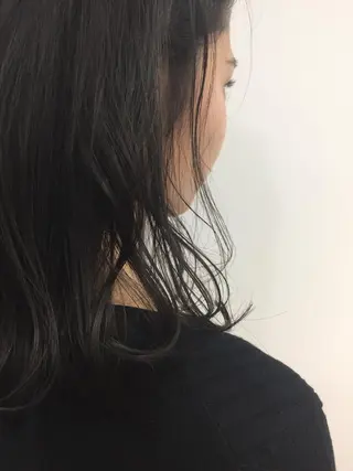 ミディアム カラー トップスタイリスト 👑田添幹宜のヘアスタイル