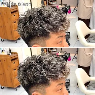 ショート カラー メンズ 🔮メンズ縮毛矯正 毛流れパーマ💎竹永のヘアスタイル