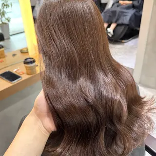 ロング カラー ヘアアレンジ ブリーチなしカラー /新百合ヶ丘/安形翔のヘアスタイル