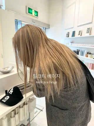 ロング カラー ParveMix🍀 藤原愛未のヘアスタイル