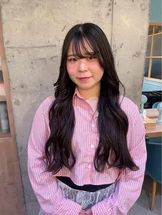 ロング ❤️ブリーチ/暖色/ 韓国レイヤー/優希のヘアスタイル