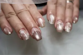 ミディアム BLEU CIEL所属・bc_ sakuのネイルデザイン