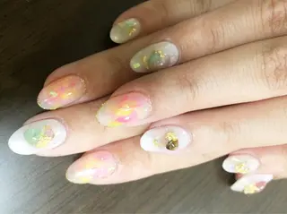 ネイル ツメトマツゲ .のネイルデザイン