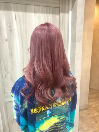 ロング カラー 🎀暖色/ ピンク🎀seinaのヘアスタイル