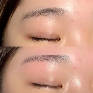 アイブロウ 🎀🩶韓国風束感 エク/マナミ🪽のマツエク・マツパデザイン