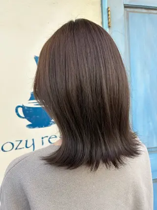 ミディアム 髪質改善/縮毛矯正/ 廣瀬のヘアスタイル