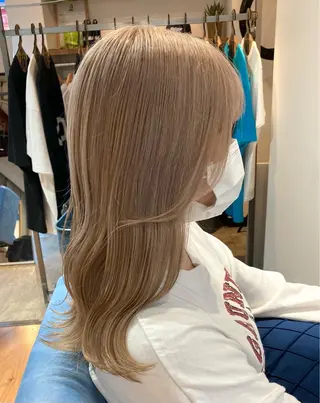 セミロング カラー aDALil川越 ⭐️Arisaのヘアスタイル