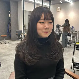 ロング カラー いなみね はるきのヘアスタイル