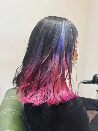 ロング 派手髪系🦄美容師 chikaのヘアスタイル