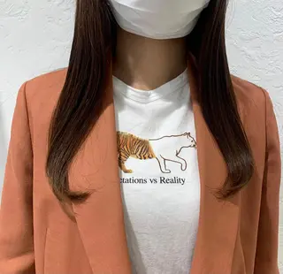 ロング カラー 顔周りレイヤー 🎀マリノのヘアスタイル