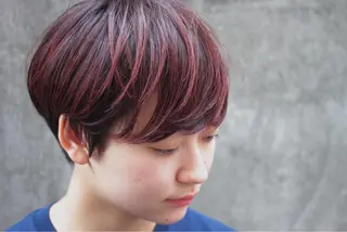 ショート カラー rosso-sante’所属・小林 明彦のヘアスタイル