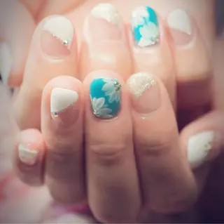 ネイル トップネイリスト Ribbon立川店のネイルデザイン