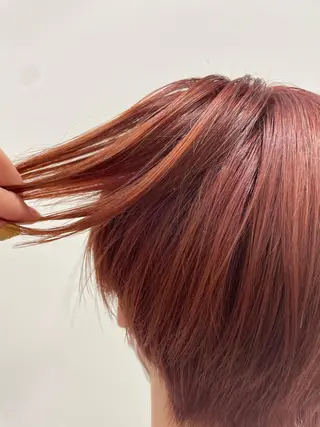 ショート カラー メンズ クロスパーマ/うる艶 カラー/Kurumiのヘアスタイル