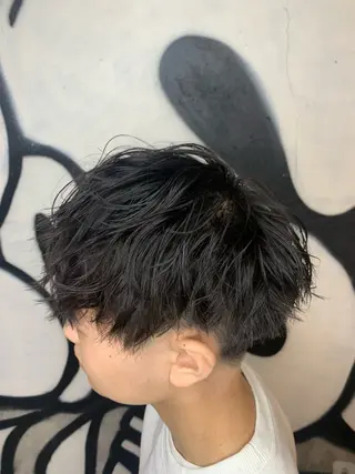 パーマ メンズ ⚡️メンズパーマ特化 mens支持◎/忠地のヘアスタイル