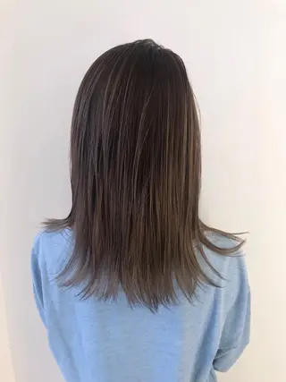 ロング カラー 鈴木 マサアキのヘアスタイル