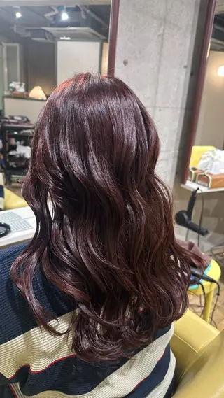 ロング カラー Dunk hair house所属・Deguchi Momokaのヘアスタイル