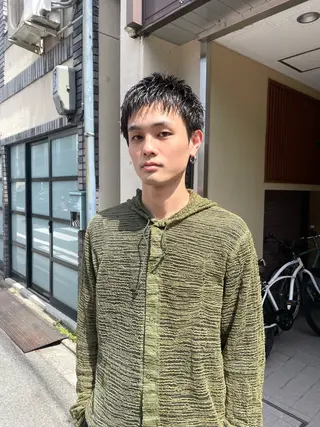 メンズ darts所属・マツダ レンのヘアスタイル