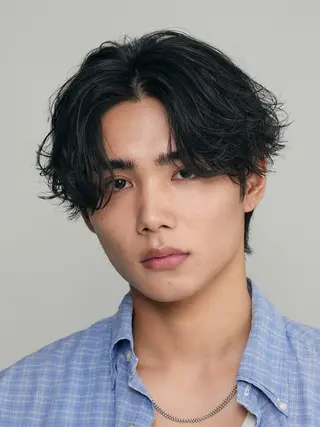 パーマ メンズ retouch by fifth銀座店所属・安藤幹人 メンズパーマのヘアスタイル