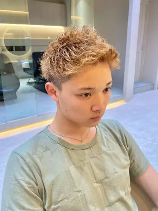 メンズ 大人メンズパーマ メンズ特化　萱原大幹のヘアスタイル