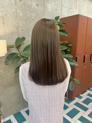 ロング カラー AYAKA/名古屋/ 栄/ボブ/透明カラーのヘアスタイル