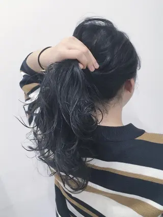 セミロング カラー tipi 香椎・千早のヘアスタイル
