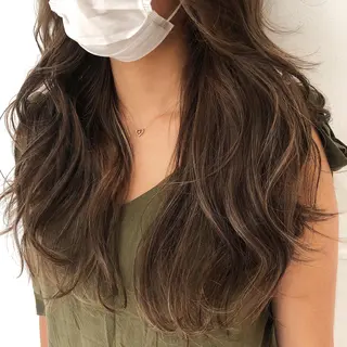 ロング カラー kakimotoarms自由が丘CLEO所属・田中 小百合のヘアスタイル