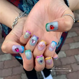 ネイル 𝑡𝑖𝑎𝑚𓂃 きむらゆきののネイルデザイン