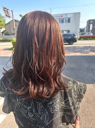 ミディアム カラー 💘韓国カラー💘 クルミのヘアスタイル