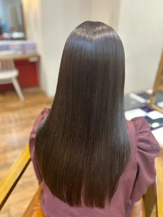 ロング カラー 透明感/ブリーチ/ 髪質改善💛miuのヘアスタイル