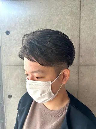 パーマ メンズ 心斎橋本町メンズ 美容師ユースケのヘアスタイル