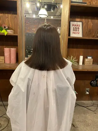 ミディアム the BRIDGE 加藤みのりのヘアスタイル