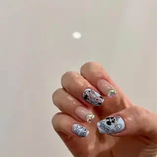 ネイル 黒葛原 めぐみのネイルデザイン
