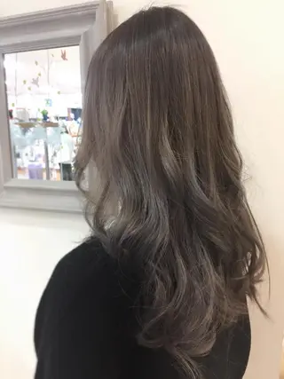 ロング カラー 中村 卓也のヘアスタイル