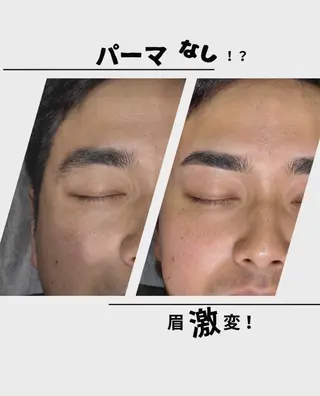 メンズ Ref beauty  eyelash&nail所属・Sasaki Mamiの眉毛・アイブロウイメージ