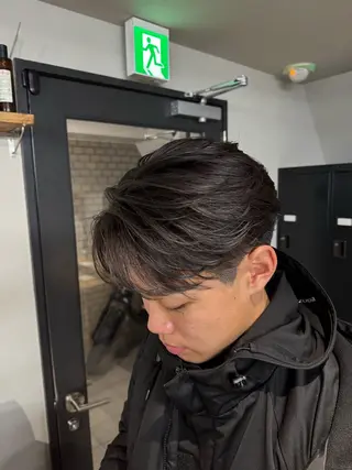パーマ メンズ 立川韓国メンズヘア ニュアンスパーマ安井のヘアスタイル