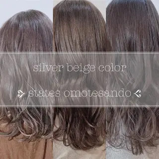 セミロング カラー 新宿/韓国風レイヤー 髪質改善/渋谷直樹のヘアスタイル