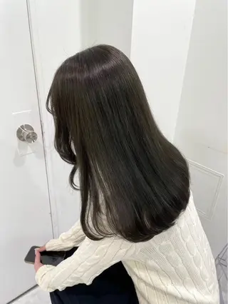 セミロング カラー ヘアアレンジ 💓ブリーチ特化 透明感💓あい💓のヘアスタイル