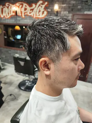 ショート メンズ FourCornersCutShop3/cent栄フェード刈り上げメンズ専門所属・フェード/パーマ☀ 安部佑希のヘアスタイル