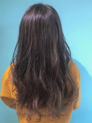ロング カラー パーマ さかい なつみのヘアスタイル