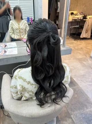 ロング ヘアアレンジ Maho ブリーチモデル募集中のヘアスタイル