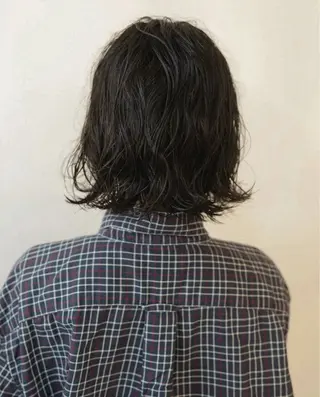 ショート riko*.+ﾟ 韓国風パーマのヘアスタイル