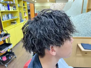 パーマ メンズ yoda waheiのヘアスタイル