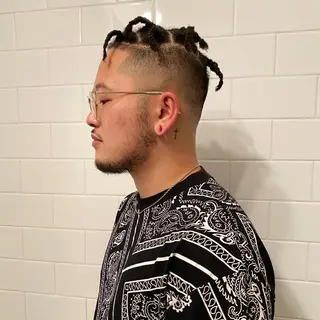 ショート カラー パーマ ヘアアレンジ メンズ キッズ ネイル マツエク・マツパ 中元 淳のヘアスタイル