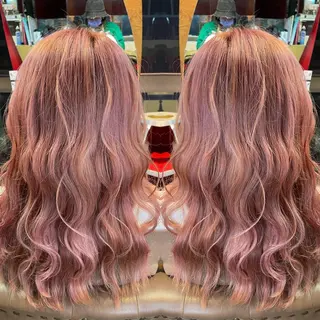 セミロング カラー 👑派手髪/カット 👑ANRYのヘアスタイル