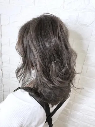 ミディアム 縮毛矯正/髪質改善 主税巧一のヘアスタイル