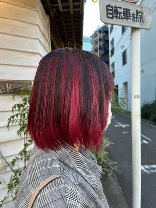 ミディアム レイヤーカット 湘南台/高倉航汰のヘアスタイル