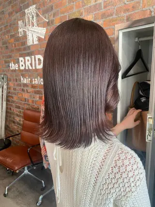 ミディアム the BRIDGE 加藤みのりのヘアスタイル