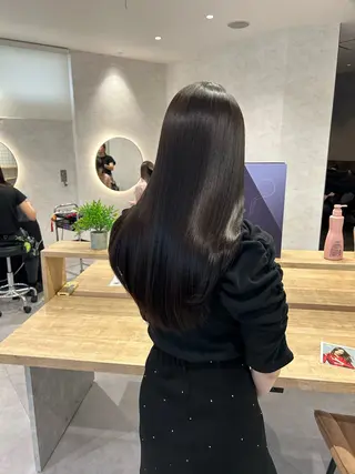 ミディアム 柴田樹/大人可愛い 艶髪カラー/髪質改善のヘアスタイル