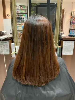 セミロング 🌿ストレート🌿 髪質改善☘️シュウヤのヘアスタイル