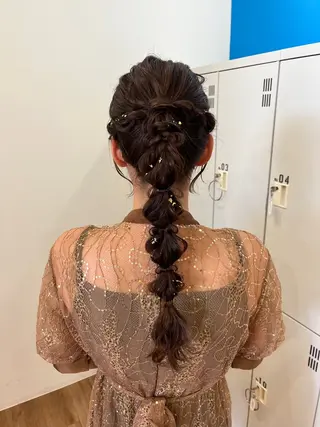 セミロング FENICE on the beach所属・タニ ヒナタのヘアスタイル